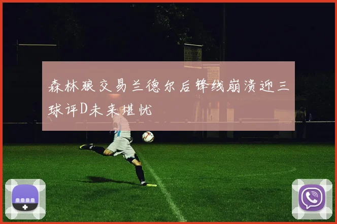 森林狼交易兰德尔后锋线崩溃迎三球评D未来堪忧